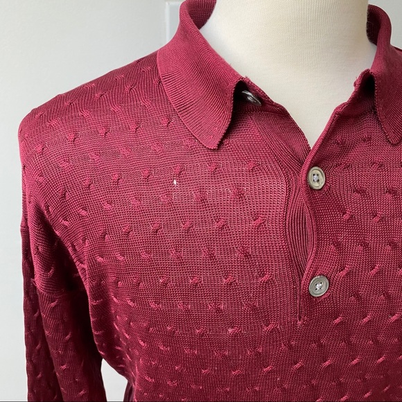 Neiman Marcus Woven Silk Sweater - Picture 3 of 15